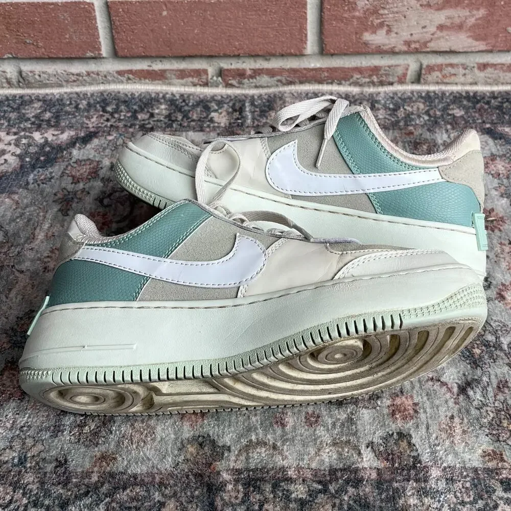 Nike Air Force 1 AF1 Shadow Spruce Aura Pistachio Frost / Womens 8 / CW2655-001